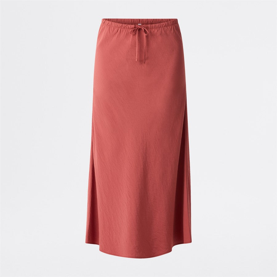 &me Women's Midi Bias Skirt - Marsala