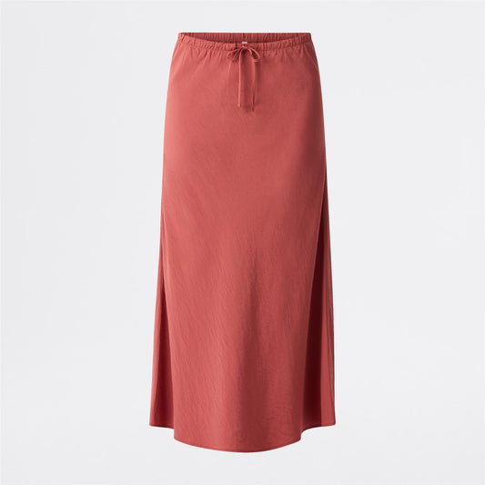 &me Women's Midi Bias Skirt - Marsala